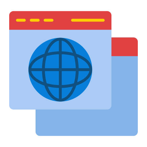 Browser Generic color fill icon