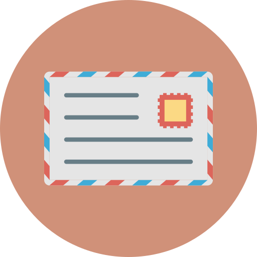 Airmail Generic color fill icon