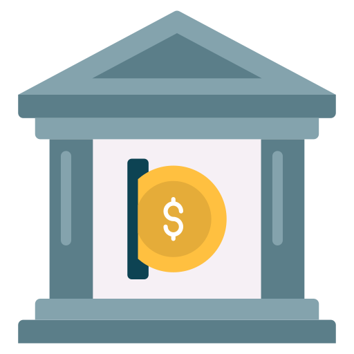 Bank deposit Generic color fill icon