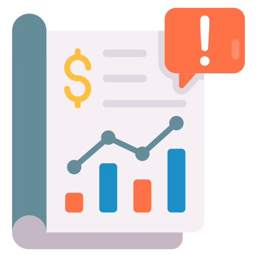 Financial statements Generic color fill icon