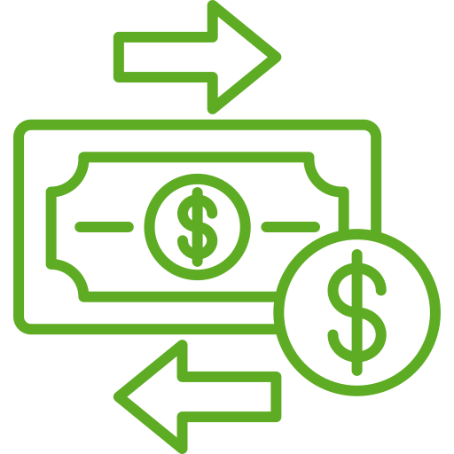 budgettering Generic color outline icoon