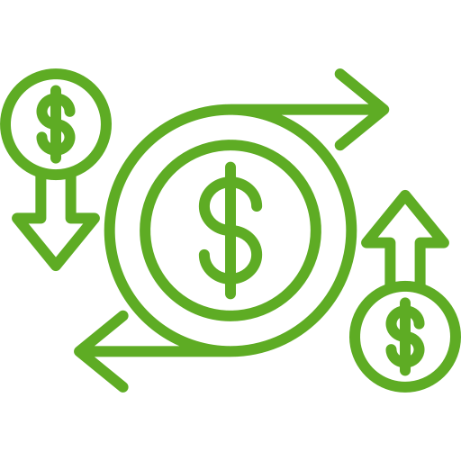 Cash flow Generic color outline icon