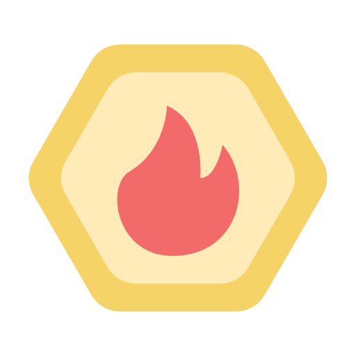 Огненный знак Generic color fill иконка
