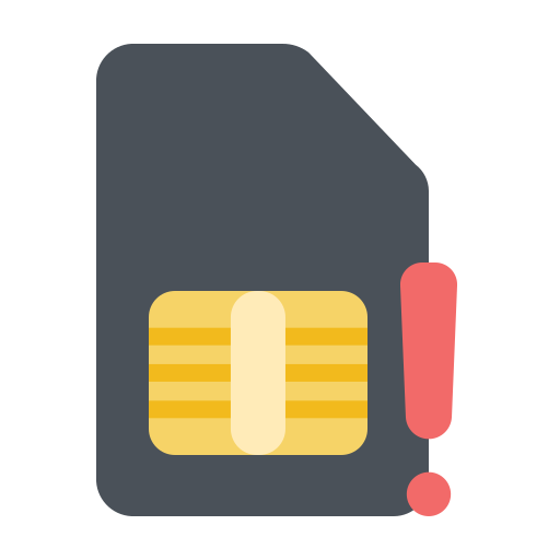Sim card Generic color fill icon