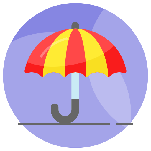 우산 Generic color fill icon