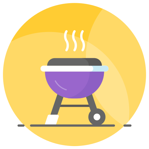 Barbecue grill Generic color fill icon