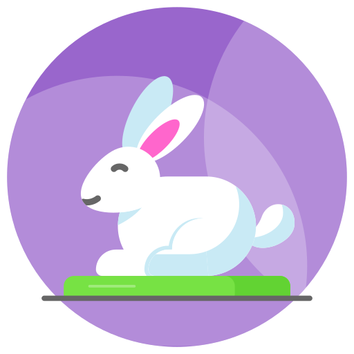 konijn Generic color fill icoon
