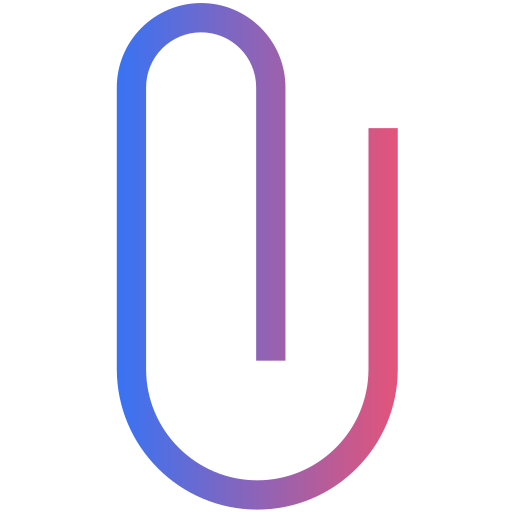 クリップ Generic gradient outline icon