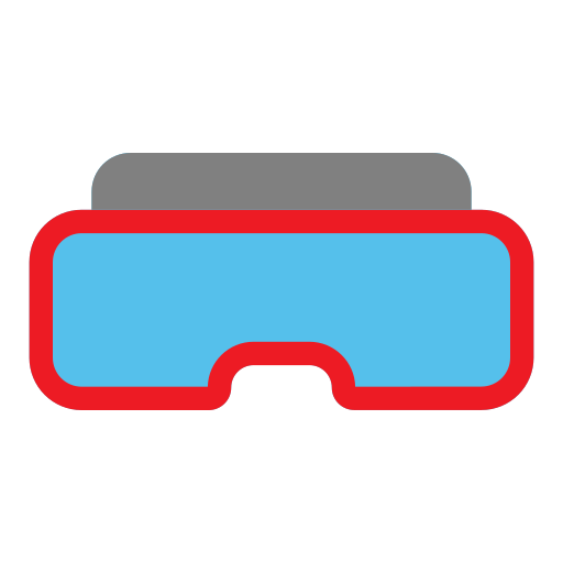 lunettes de réalité virtuelle Generic color fill Icône