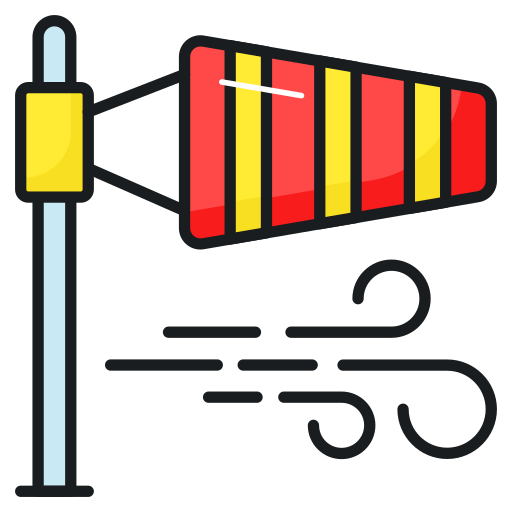 Windsock Generic color lineal-color icon