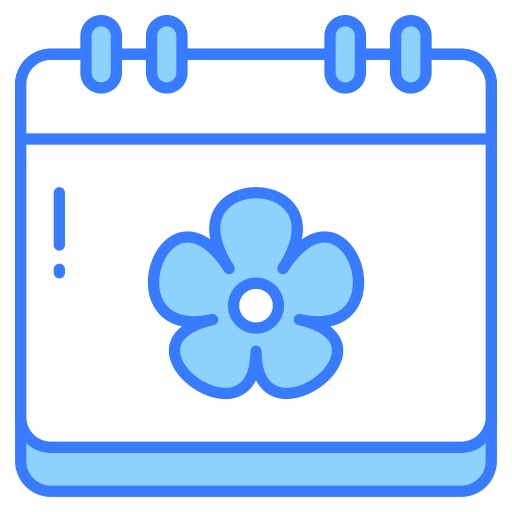 calendario de primavera Generic color lineal-color icono