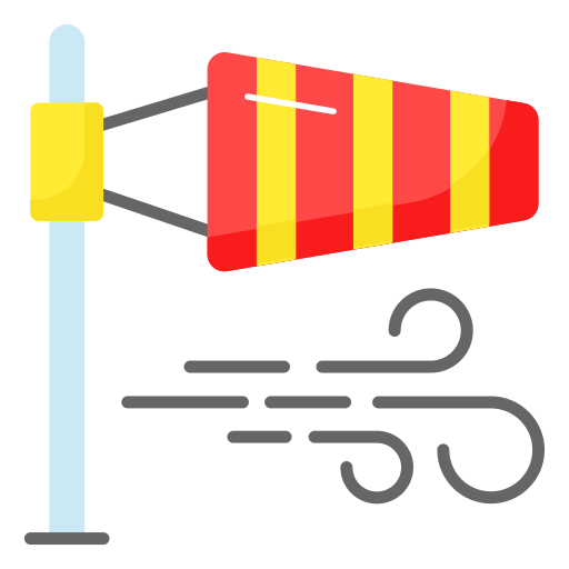 Windsock Generic color fill icon