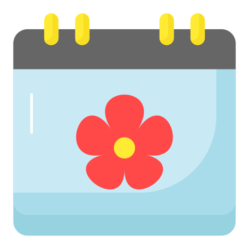 Spring calendar Generic color fill icon