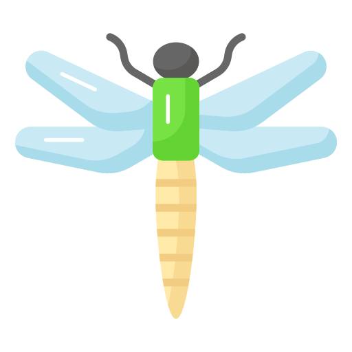 libélula Generic color fill icono