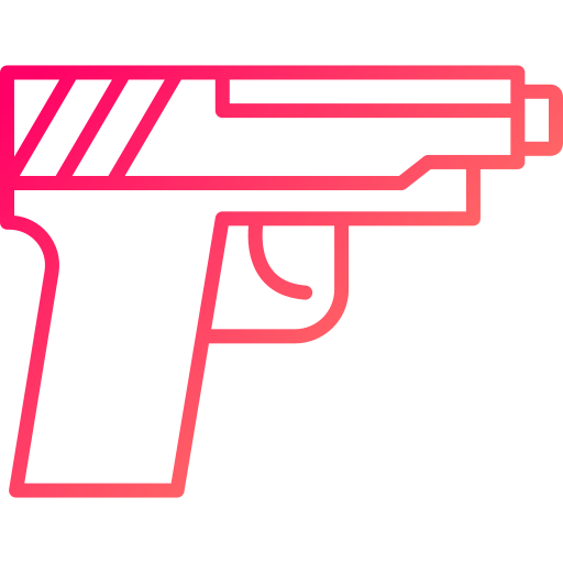 pistola Generic gradient outline Ícone