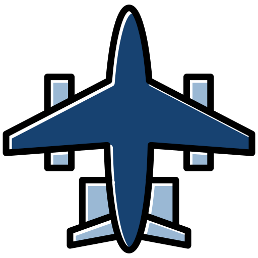 Jet plane Generic color lineal-color icon