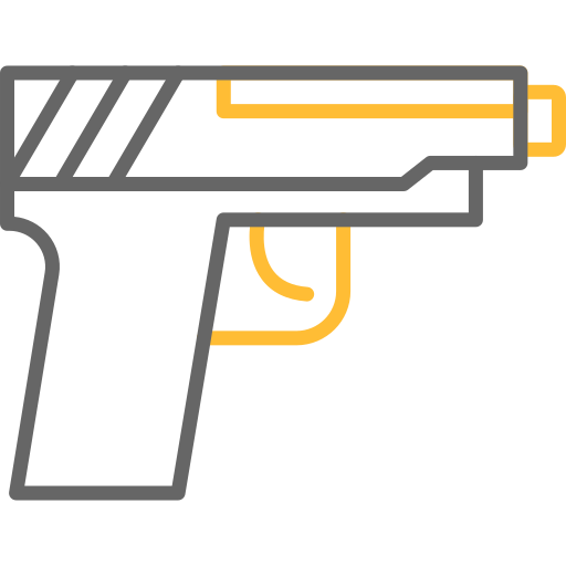 pistolet Generic color outline Icône