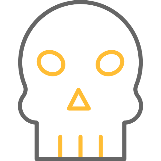 Skull Generic color outline icon