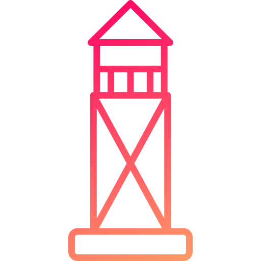 torre de vigilancia Generic gradient outline icono
