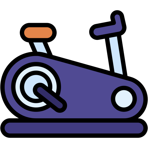 Stationary bike Generic color lineal-color icon