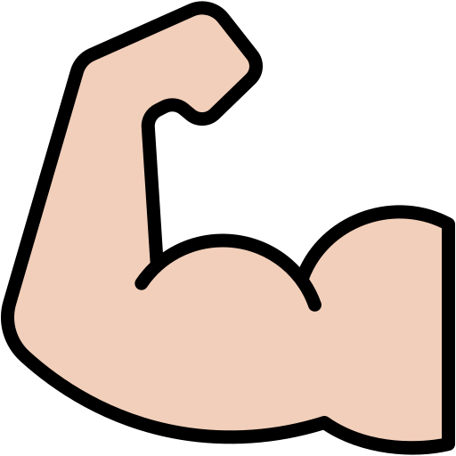 biceps Generic color lineal-color ikona