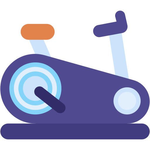 Stationary bike Generic color fill icon