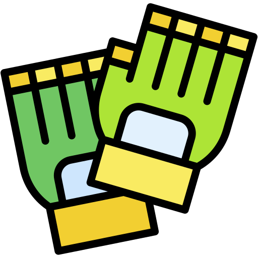 guantes de gimnasia Generic color lineal-color icono