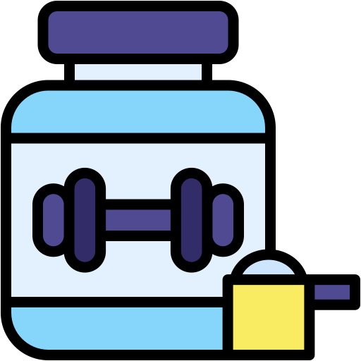 Protein powder Generic color lineal-color icon
