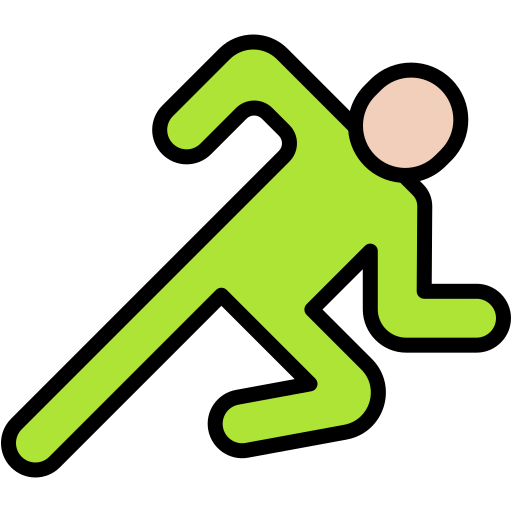 Runner Generic color lineal-color icon