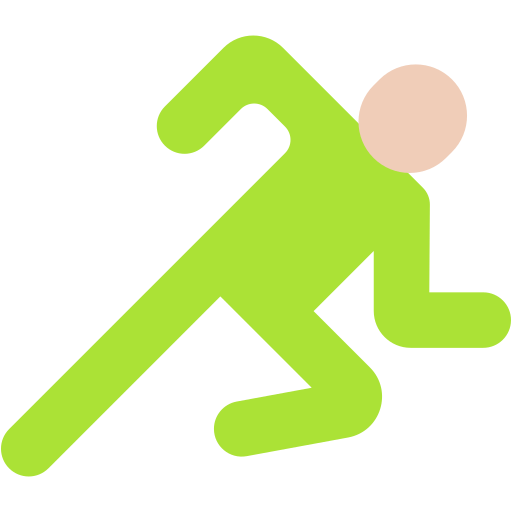 Runner Generic color fill icon