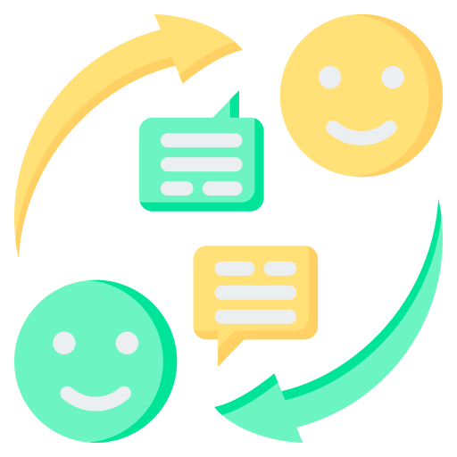 Customer feedback Generic color fill icon