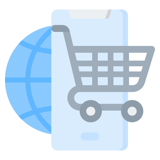 Mobile shopping Generic color fill icon