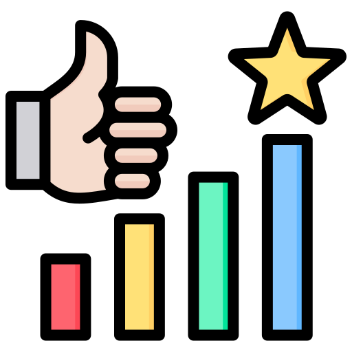 Popularity Generic color lineal-color icon