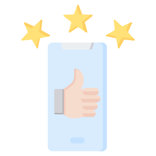 Positive review Generic color fill icon