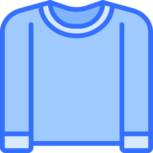 Pullover Coloring Blue icon