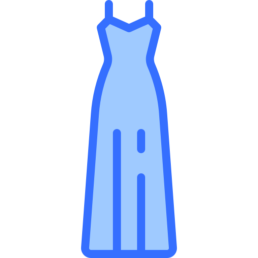 드레스 Coloring Blue icon