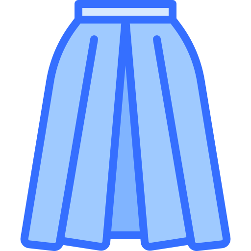 Skirt Coloring Blue icon