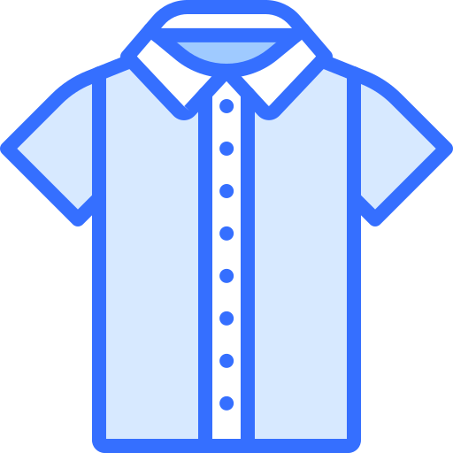 camisa Coloring Blue Ícone