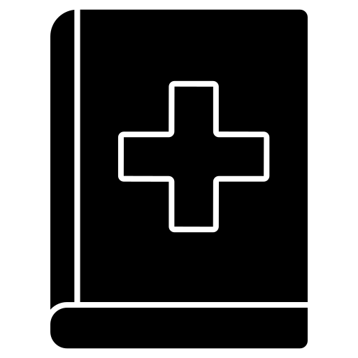 medizinisches buch Generic black fill icon
