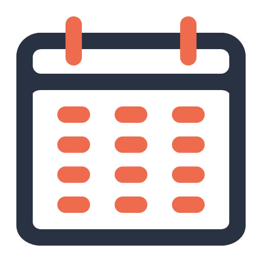 Calendar Generic color outline icon