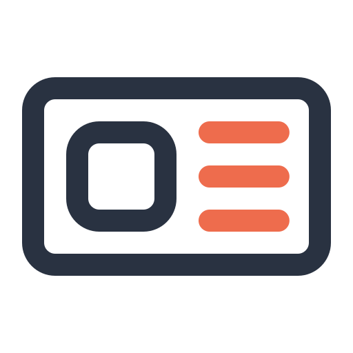 Id card Generic color outline icon