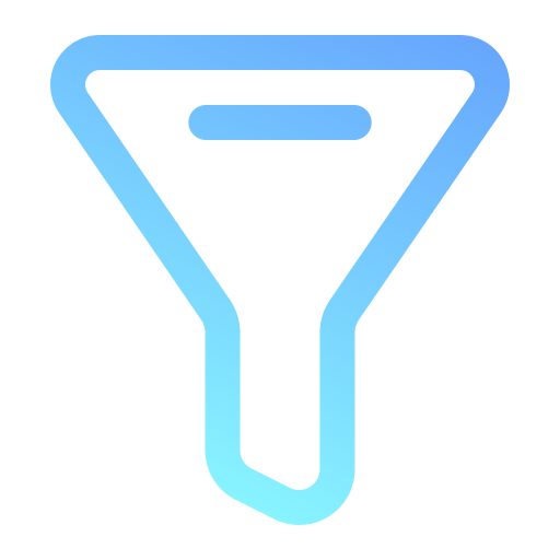 filter Generic gradient outline icon