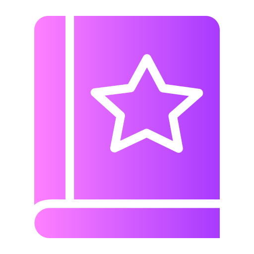 kinderboek Generic gradient fill icoon