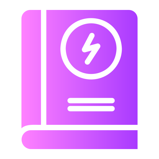 elektriciteit Generic gradient fill icoon
