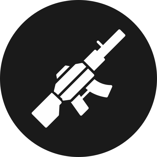 Machine gun Generic black fill icon
