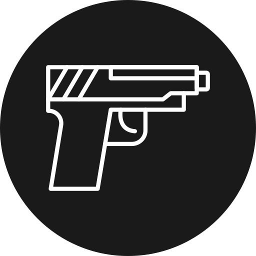 Gun Generic black fill icon