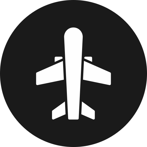 Plane Generic black fill icon