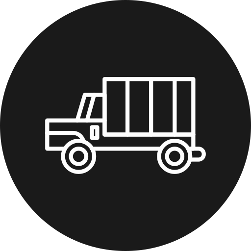 Военный грузовик Generic black fill иконка
