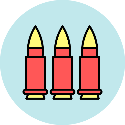銃弾 Generic color lineal-color icon