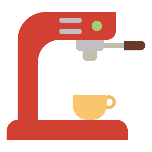 macchina per il caffè Generic color fill icona